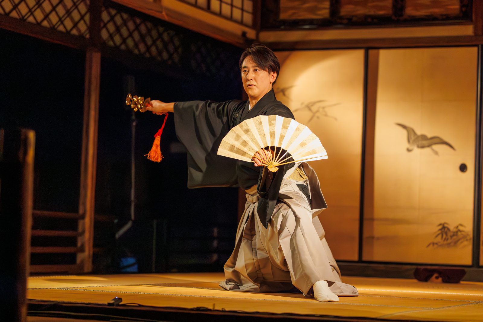三溪園 臨春閣での日本舞踊出演(七々扇流)